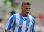 Danny Ward of Huddersfield Town in action during the pre season friendly match between Rotherham United and Huddersfield Town at The New York Stadium on July 20, 2013