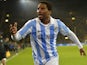 Malaga's Portuguese midfielder Eliseu celebrates scoring during the UEFA Champions League quarter-final second-leg football match Borussia Dortmund vs Malaga CF in Dortmund, western Germany on April 9, 2013