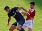 Graziano Pelle of Southampton in action during the Pre Season Friendly between Swindon Town and Southampton on July 21, 2014
