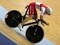 Joanna Rowsell competes during the women's 3000m individual pursuit qualifying on July 25, 2014