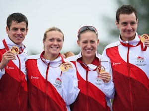 Gold for England in triathlon team relay