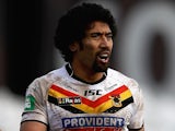 Manase Manuokafoa of the Bradford Bulls in action during the Super League match bewteen Bradford Bulls and Salford City Reds at Odsal Stadium on April 1, 2013