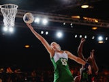 Noleen Lennon of Northern Ireland secures posession during the Preliminary Round Group A match between Malawai and Northern Ireland at SECC Precinct during day one of the Glasgow 2014 Commonwealth Games on July 24, 2014