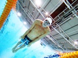 Rob Holderness of Wales competes in the Men's 200m Breaststroke Heat 1 at Tollcross International Swimming Centre during day one of the Glasgow 2014 Commonwealth Games on July 24, 2014