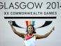 Zoe Smith of England lifts on her way to Gold in the Women's 58kg A Final at Scottish Exhibition And Conference Centre during day three of the Glasgow 2014 Commonwealth Games on July 26, 2014 