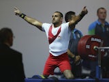 Ali Jawad of England competes during the Men's Lightweight Powerlifting at Scottish Exhibition And Conference Centre during day ten of the Glasgow 2014 Commonwealth Games on August 2, 2014