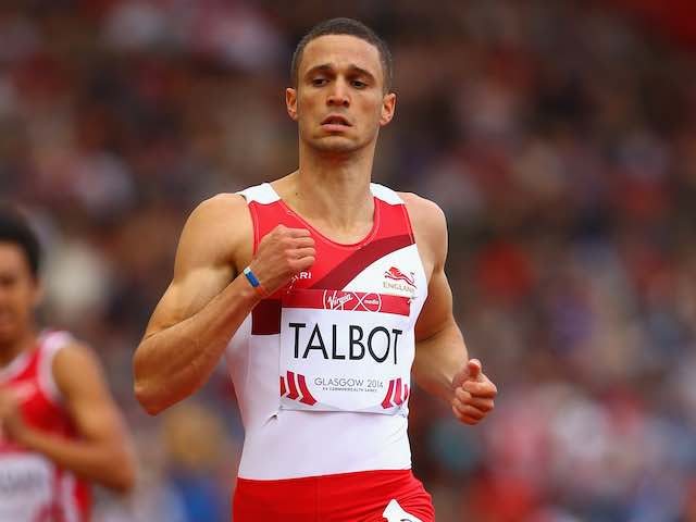 England's Danny Talbot during the men's 200m heats on July 30, 2014