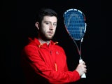 Daryl Selby, ranked number 4 in England poses for a photo ahead of his quarter-final match in the Canary Wharf Squash Classic on March 20, 2013