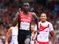David Rudisha of Kenya competes in the Men's 800 metres heats at Hampden Park during day six of the Glasgow 2014 Commonwealth Games on July 29, 2014