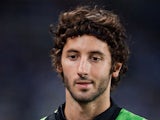 Esteban Granero of Real Sociedad trains up during the UEFA Champions League Play-offs second leg match between Real Sociedad and Olympique Lyonnais at Estadio Anoeta on August 28, 2013 