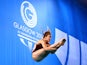 Hannah Starling of England competes in the Women's 1m Springboard Preliminaries at Royal Commonwealth Pool during day nine of the Glasgow 2014 Commonwealth Games on August 1, 2014 