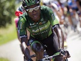 France's Kevin Reza rides in a breakaway during the 237.5 km sixteenth stage of the 101st edition of the Tour de France cycling race on July 22, 2014 