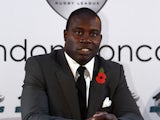 Martin Offiah poses for a photo during the London Broncos Rugby League Launch at the London Film Museum on November 1, 2011