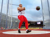 England's Nicholas Miller on his way to silver in the men's hammer throw on July 29, 2014