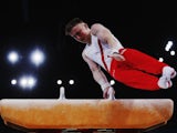 Nile Wilson of England competes on the pommel horse during day one of the Commonwealth Games men's artistic gymnastics team final at Glasgow's SSE Hydro on July 28, 2014