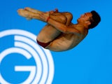 Tom Daley of England competes in the men's 10m preliminary round at the 2014 Commonwealth Games at the Royal Commonwealth Pool in Edinburgh on August 2, 2014