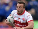 Josh Hodgson of Hull KR during the Super League match between Hull Kingston Rovers and Leeds Rhinos at Craven Park Stadium on April 28, 2013