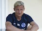 Sami Hyypia, manager of Brighton & Hove Albion, looks on prior to the friendly match against Partick Thistle at Arena Football Center on July 12, 2014