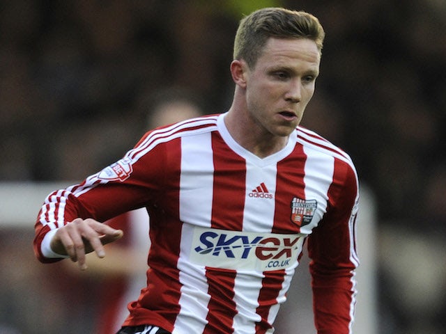 Adam Forshaw of Brentford during the Sky Bet League One match between Brentford and Oldham Athletic at Griffin Park on December 14, 2013