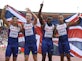GB men power to 4x100m gold