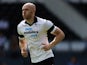 Connor Sammon of Derby County in action during the Pre Season Friendly match between Derby County and West Bromwich Albion at Pride Park Stadium on July 27, 2013