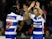 Craig Tanner of Reading is congratulated by team mate Ryan Edwards after scoring his team's third goal of the game during the Capital One Cup First Round match against Newport on August 12, 2014