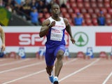 Dwain Chambers in the men's 100m heats in Zurich on August 12, 2014