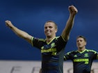 Grant Leadbitter of Middlesbrough celebrates scoring his team's second goal during the Capital One Cup First Round match against Oldham Athletic on August 12, 2014