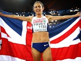 Jo Pavey wins the women's 10,000m gold at the European Championships in Zurich on August 12, 2014