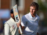 England's Joe Root walks off at the end of day two of the fifth Test with India on August 16, 2014