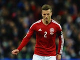Casper Sloth of Denmark in action during the International Friendly match between England and Denmark at Wembley Stadium on March 5, 2014