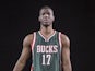 Damien Inglis #17 of the Milwaukee Bucks poses for a portrait during the 2014 NBA rookie photo shoot at MSG Training Center on August 3, 2014