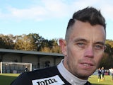 Lee Hendrie of Corby Town poses during the pre match warm up prior to the FA Cup with Budweiser First Round match between Corby Town and Dover Athletic at Steel Park on November 9, 2013 