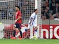 Porto's Mexican midfielder Hector Herrera celebrates after scoring a goal during the UEFA Champions League play-off first leg football match between Lille and Porto at the Pierre Mauroy Stadium in Villeneuve d'Ascq, northern France, on August 20, 2014