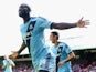 Carlton Cole of West Ham celebrates scoring his team's third goal during the Barclays Premier League match between Crystal Palace and West Ham United at Selhurst Park on August 23, 2014