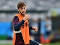 England's midfielder Adam Lallana attends a training session at the Mineirao Stadium in Belo Horizonte on June 23, 2014