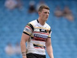 Lee Gaskell of Bradford Bulls during the Super League match between Huddersfield Giants and Bradford Bulls at Etihad Stadium on May 18, 2014