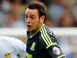 Lee Tomlin of Middlesbrough during the Sky Bet Championship match against Leeds United on August 16, 2014