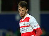 Liam Wakefield of Doncaster Rovers during the Sky Bet Championship match between Queens Park Rangers and Doncaster Rovers at Loftus Road on January 1, 2014 