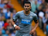 Mehdi Abeid of Newcastle in action during the Pre Season Friendly between Sheffield Wednesday and Newcastle United at Hillsborough on July 30, 2014