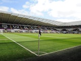 A general view of the stadium ahead of the Barclays Premier League match between Swansea City and Chelsea at the Liberty Stadium on April 13, 2014