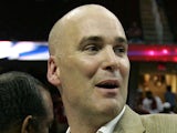 General Manager Danny Ferry of the Cleveland Cavaliers celebrates after the Cavs won 98-82 to win the Detroit Pistons in Game Six of the Eastern Conference Finals during the 2007 NBA Playoffs on June 2, 2007