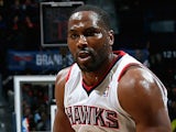 Elton Brand #42 of the Atlanta Hawks against the Indiana Pacers at Philips Arena on January 8, 2014