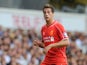Liverpool's Spanish defender Javier Manquillo runs with the ball during the English Premier League football match between Tottenham Hotspur and Liverpool at White Hart Lane in London on August 31, 2014