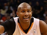Leandro Barbosa #10 of the Phoenix Suns reacts during the NBA game against the Indiana Pacers at US Airways Center on January 22, 2014