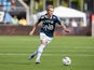 Stromsgodset IF's midfielder Martin Oedegaard runs with the ball during the football match Stromsgodset IF vs Stabaek IF on August 23, 2014