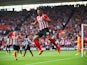 Graziano Pelle of Southampton celebrates as he scores their first goal during the Barclays Premier League match between Southampton and Newcastle United at St Mary's Stadium on September 13, 2014