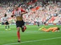 Jack Cork of Southampton celebrates as he scores their third goal during the Barclays Premier League match between Southampton and Newcastle United at St Mary's Stadium on September 13, 2014