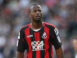 Stephane Zubar of AFC Bournemouth in action during the npower League One match between MK Dons and AFC Bournemouth at stadiummk on October 15, 2011