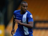 Tyrone Barnett of Peterborough United in action during the Sky Bet League One match between Port Vale and Peterborough United at Vale Park on October 12, 2013